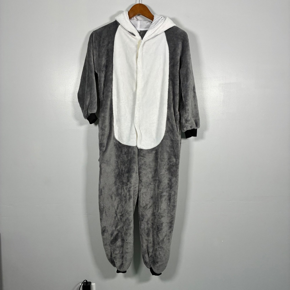 Husky Costume Jumpsuit Kids Animal Pajamas Dog Plush Halloween Dress Up
